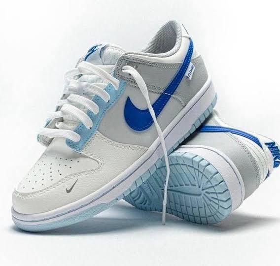 Nike Low Dunk Ivory Hyper Royal Women's